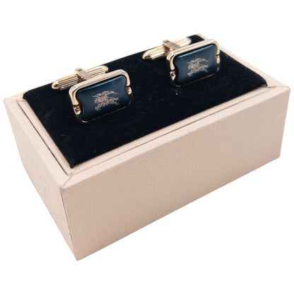Vintage 2000s Burberry Logo Cuff Links