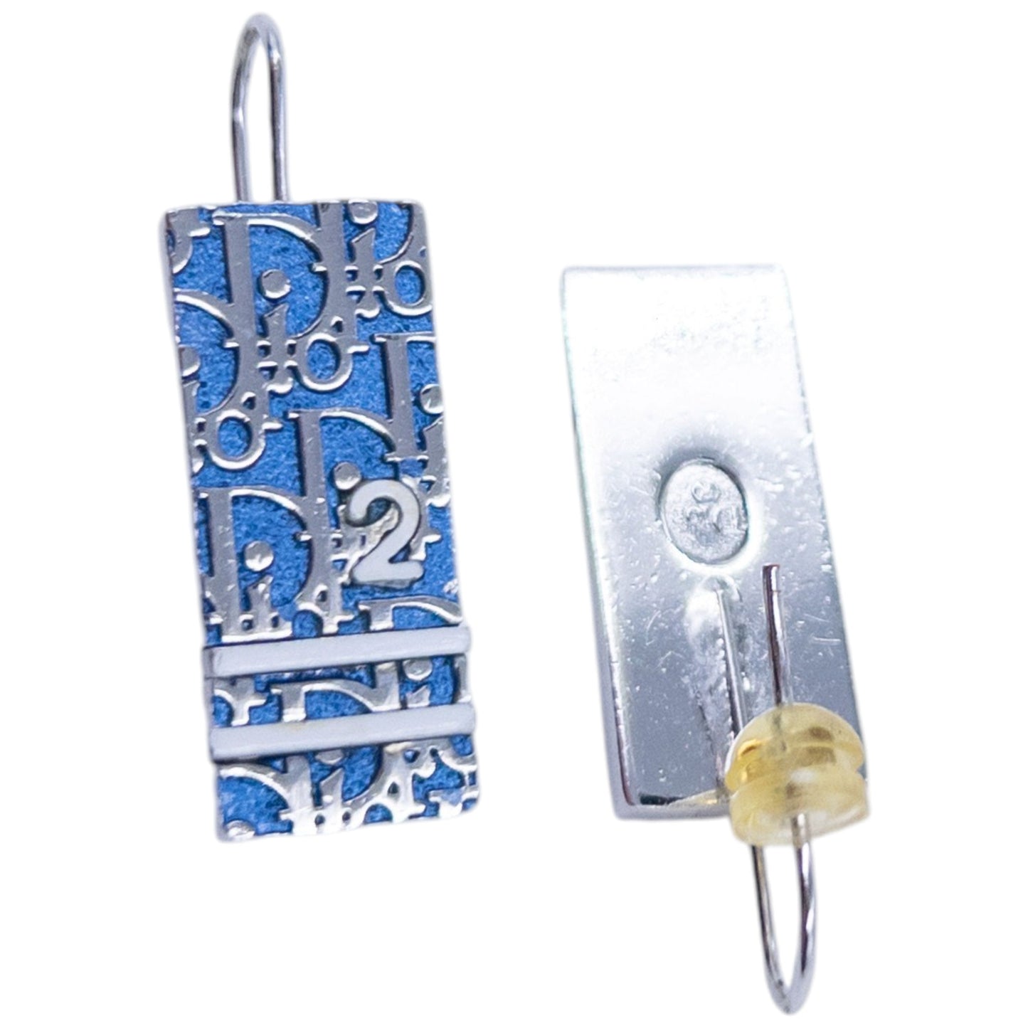 Vintage 2000s Dior Monogram Number Earrings
