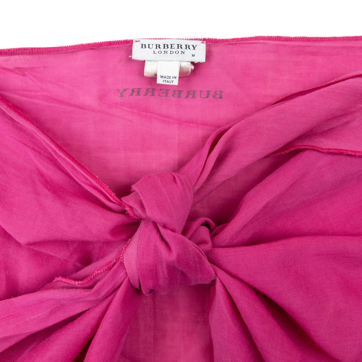 Vintage 2000s Burberry Sarong Wrap Skirt Womens Size M