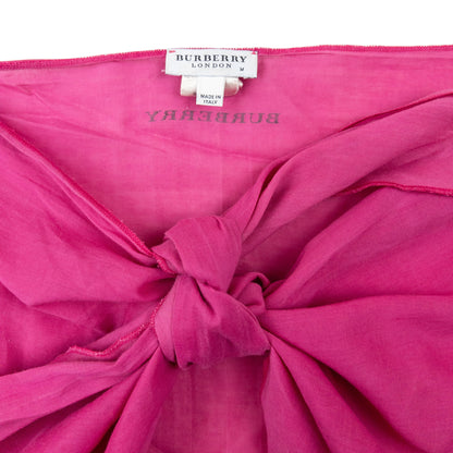 Vintage 2000s Burberry Sarong Wrap Skirt Womens Size M