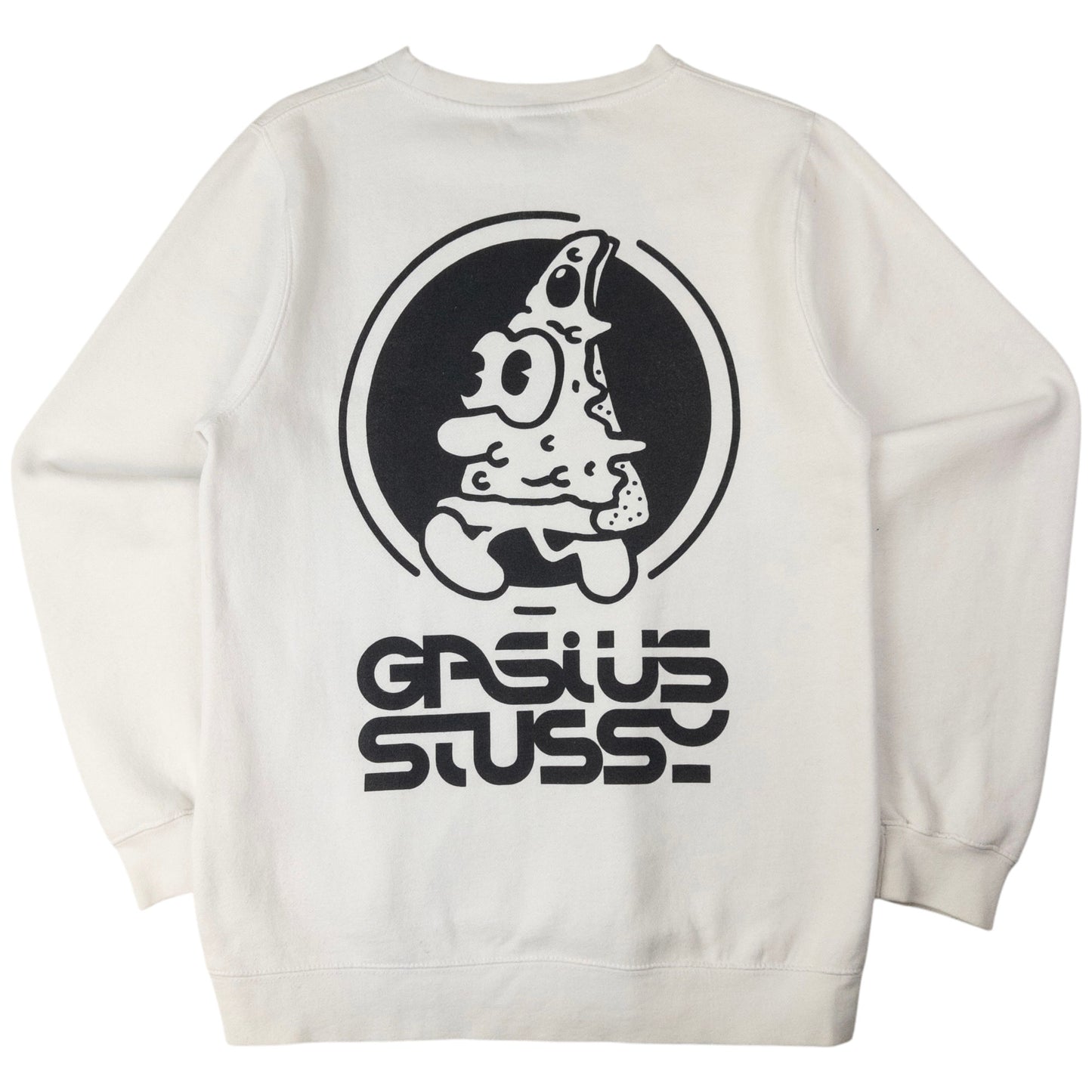 Vintage Stussy X Gasius Pizza Graphic Sweatshirt Size M
