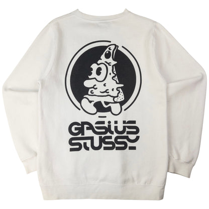 Vintage Stussy X Gasius Pizza Graphic Sweatshirt Size M