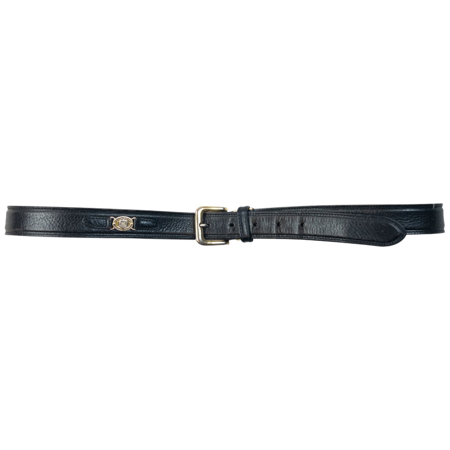 Vintage 90s Burberry Leather Belt Size XL