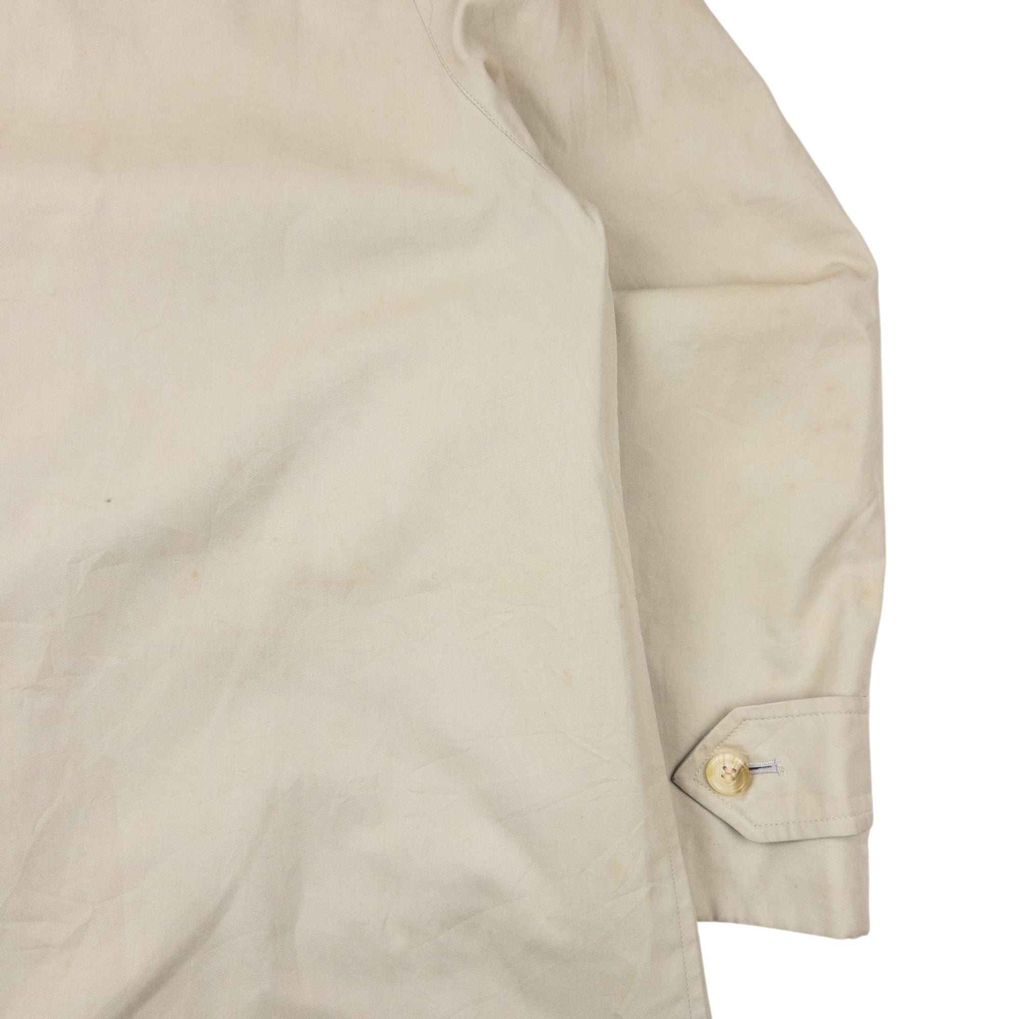 Vintage 90s Burberry Nova Check Lined Trench Jacket Size M