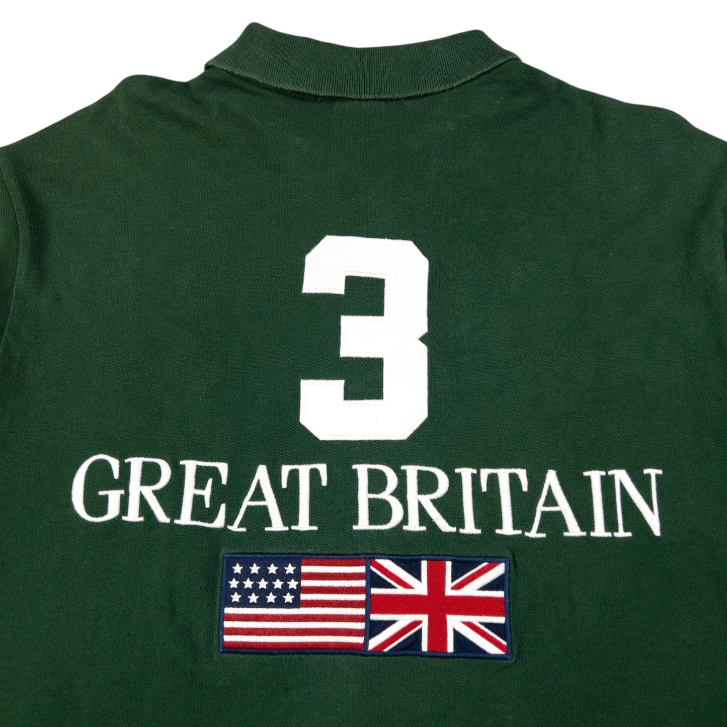 Vintage Polo Ralph Lauren Great Britain Polo Shirt Size L