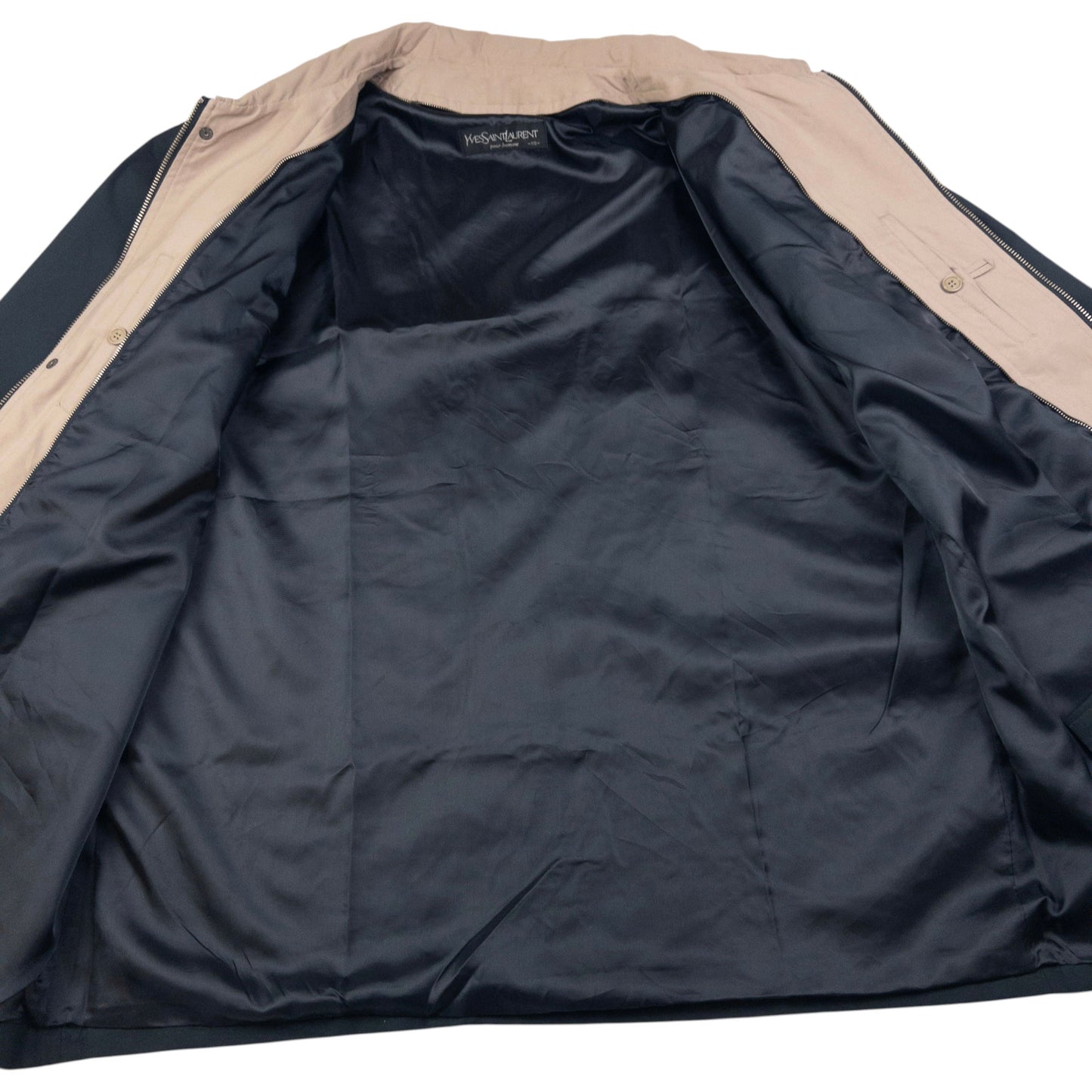 Vintage YSL Yves Saint Laurent Harrington Jacket Size XL