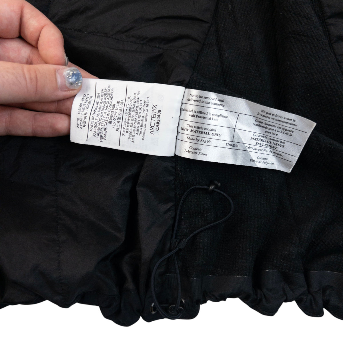 Vintage Arcteryx Atom Zip Up Gilet Size S