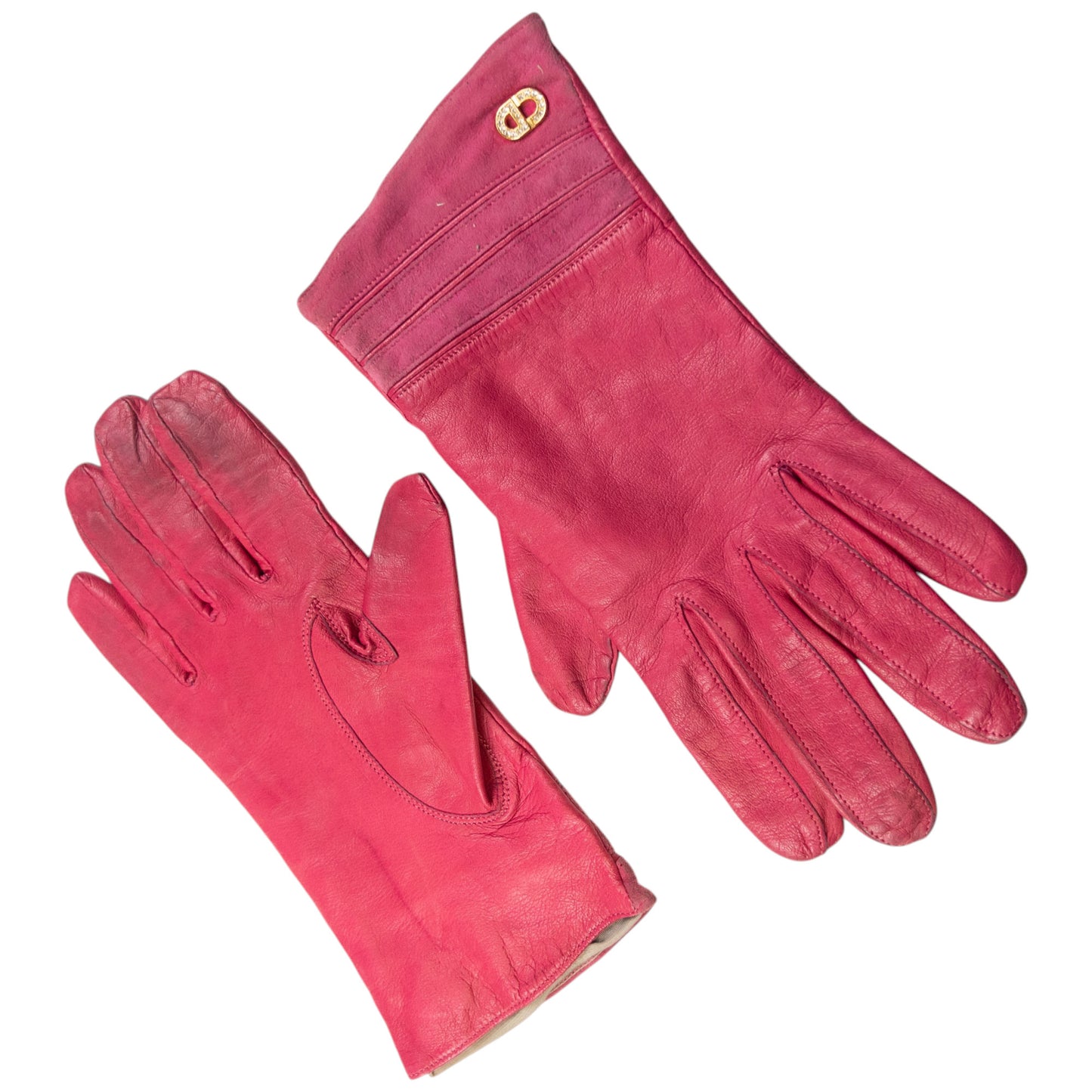 Vintage Dior Leather Gloves