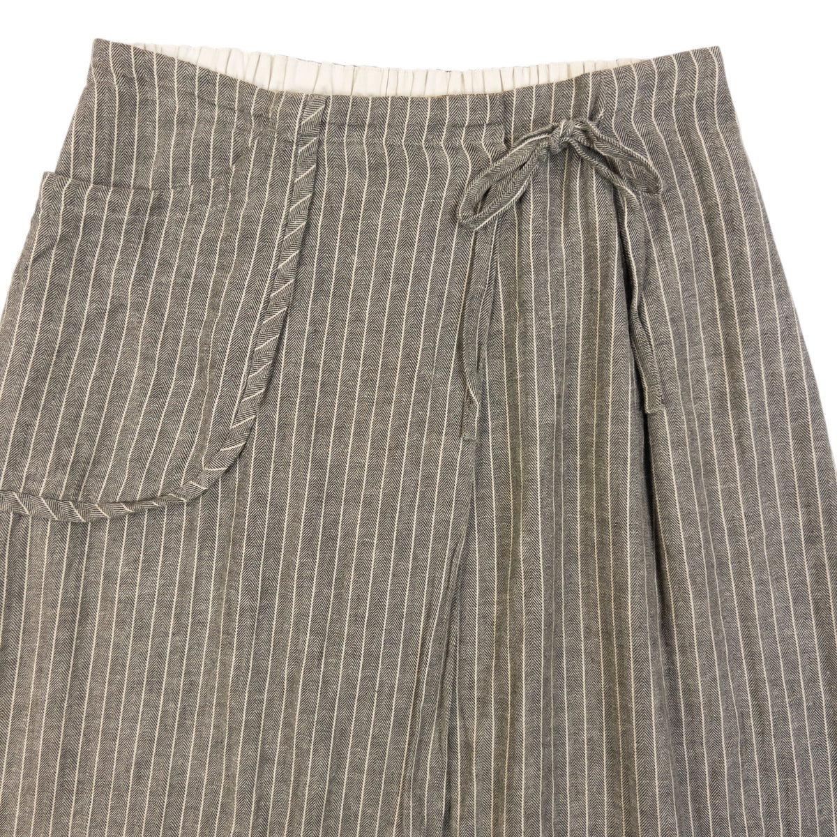 Vintage 90s Yohji Yamamoto Striped Skirt Womens Size M