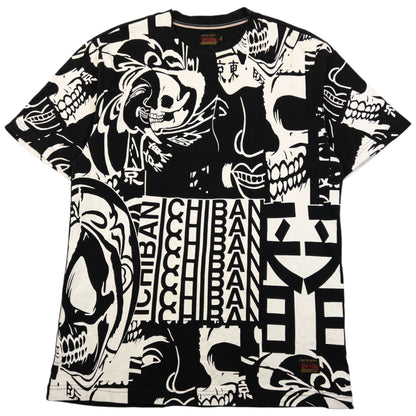 Vintage 2000s Evisu Pattern T Shirt Size L
