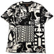 Vintage 2000s Evisu Pattern T Shirt Size L
