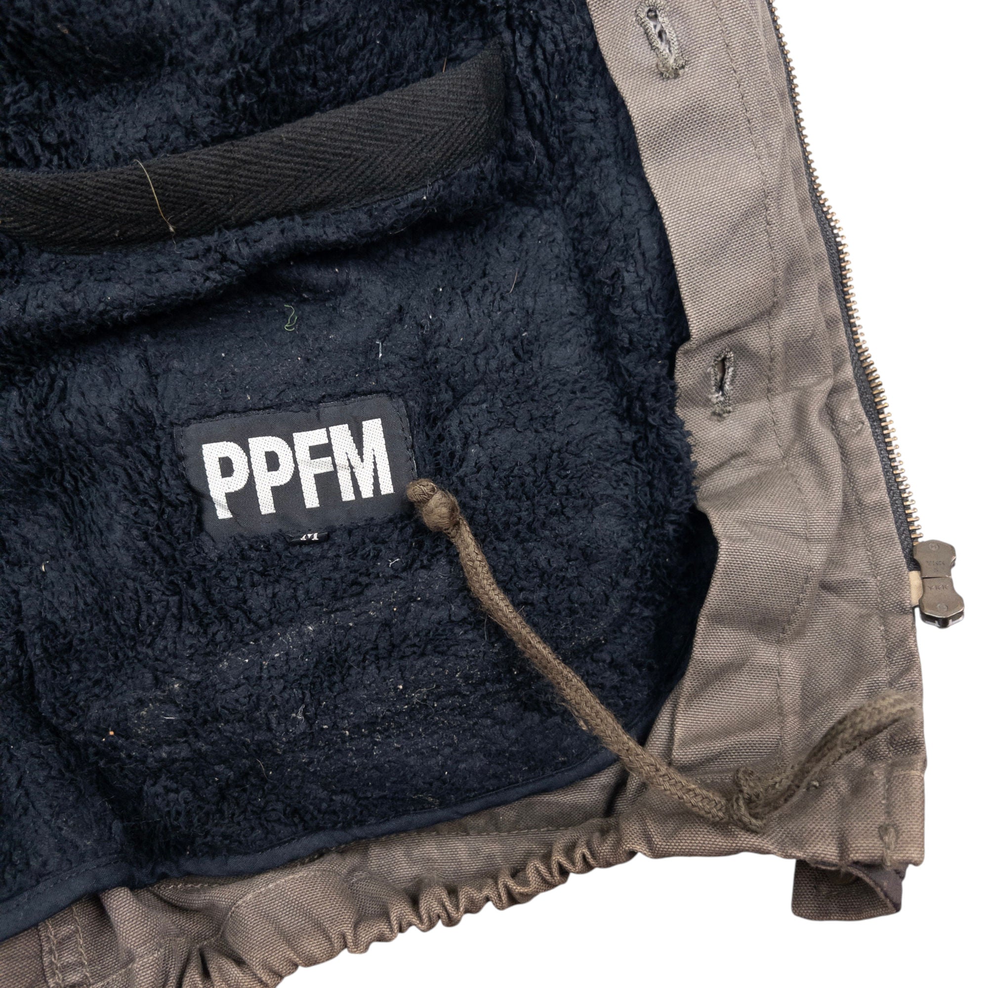 Vintage 2000s PPFM Fleece Lined Cargo Jacket Size M