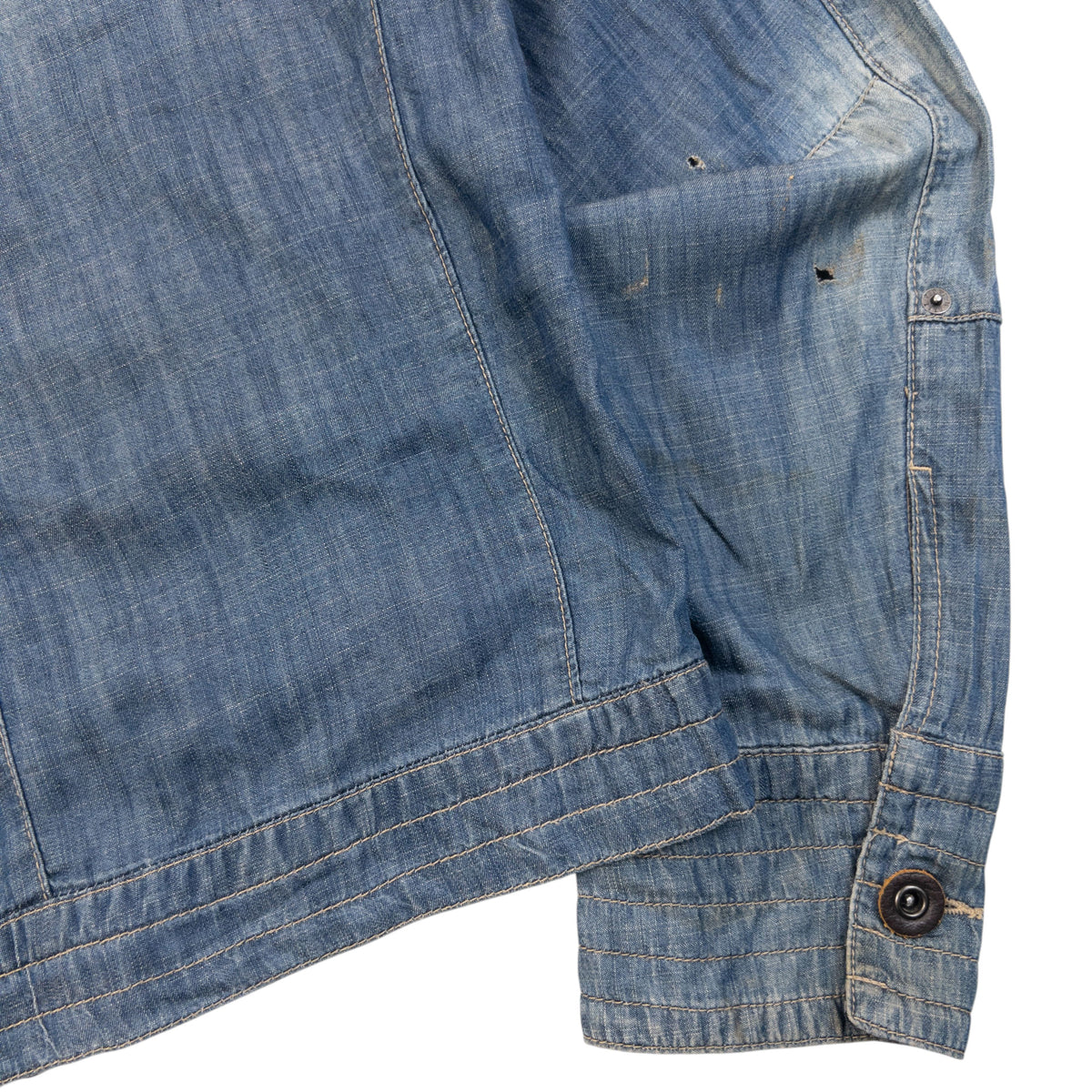 Vintage 2000s PPFM Lightweight Denim Jacket Size S