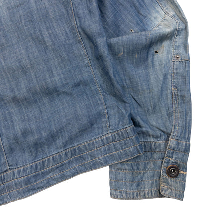 Vintage 2000s PPFM Lightweight Denim Jacket Size S