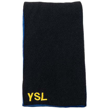 Vintage YSL Yves Saint Laurent Reversible Fleece Scarf