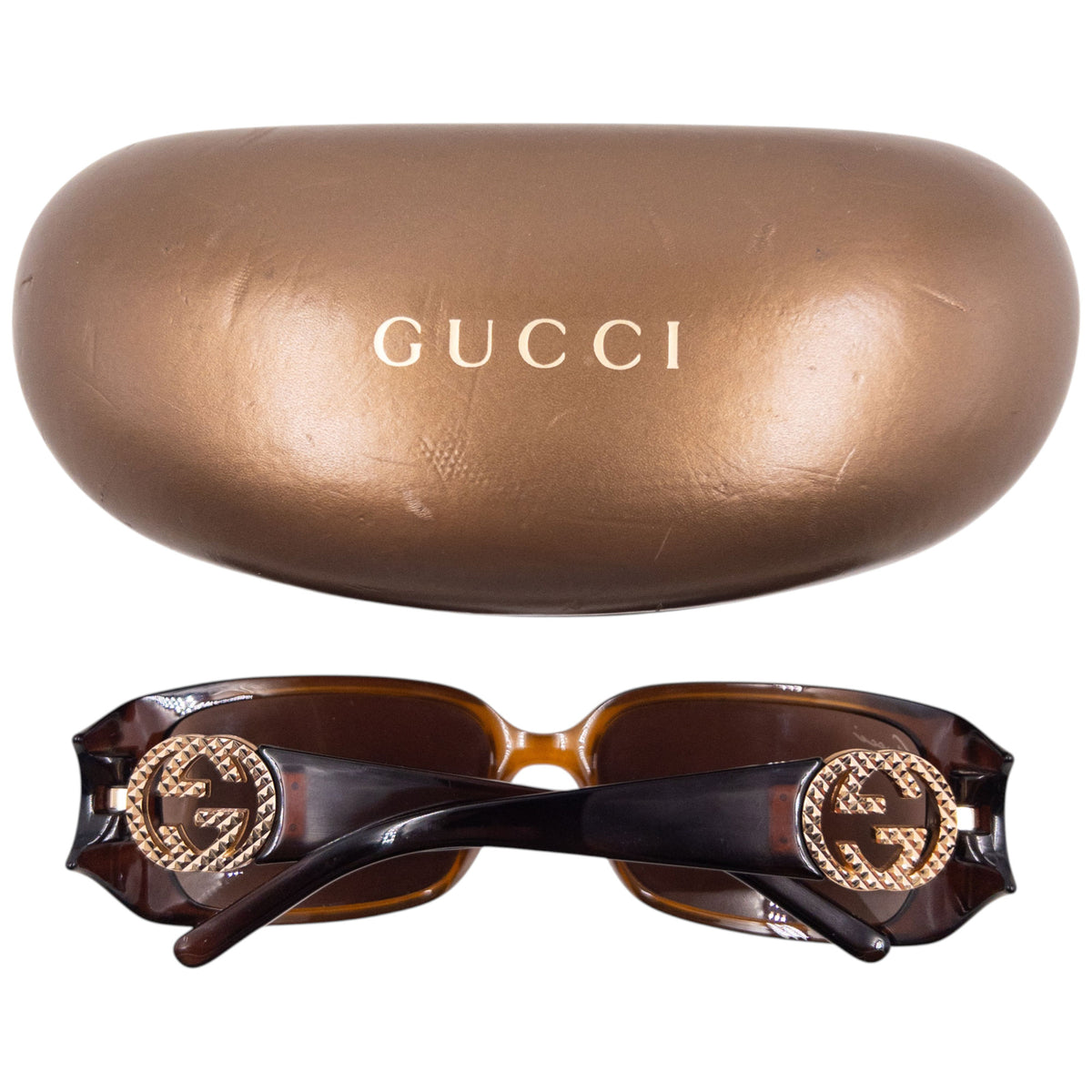 Vintage Gucci zonnebril met logo uit 2012