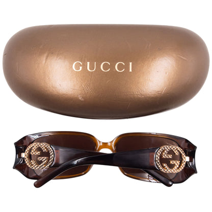 Vintage Gucci zonnebril met logo uit 2012