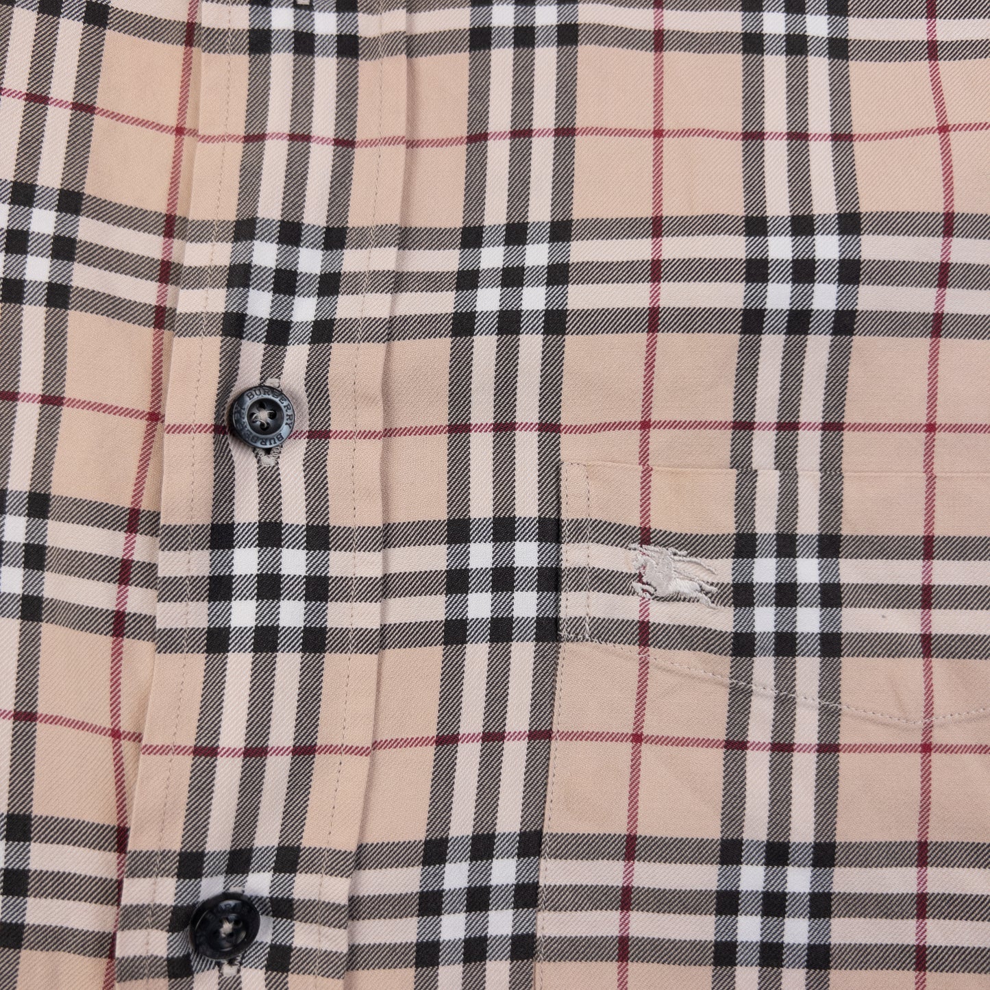 Vintage 2000s Burberry Nova Check Long Sleeve Button Up Shirt Size XL