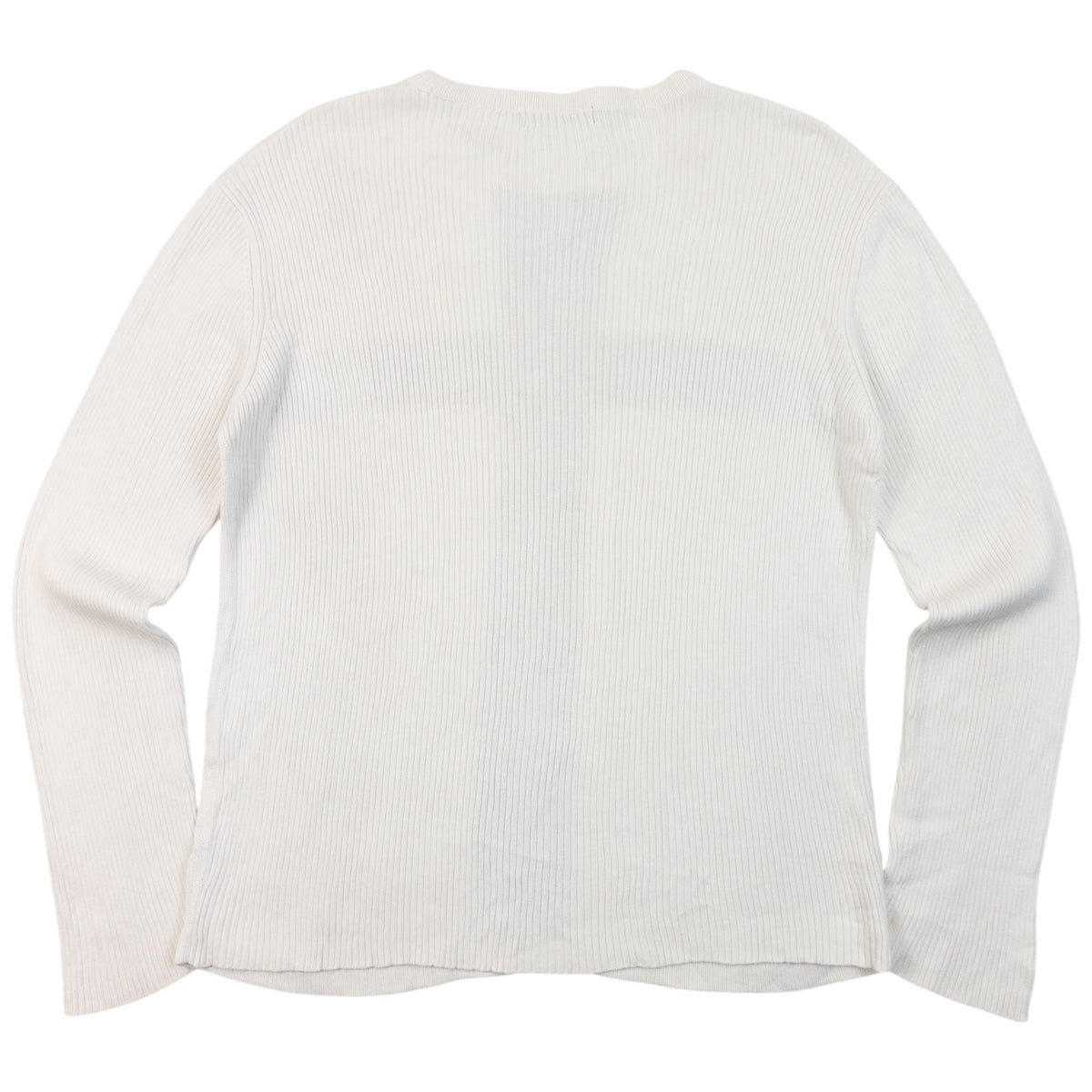 Vintage 2000s Burberry Black Label Nova Check Knit Jumper in white, photo 2