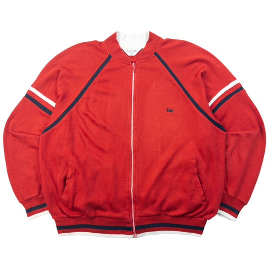 Vintage 80s Dior Monsieur Zip Up Bomber Jacket Size XL