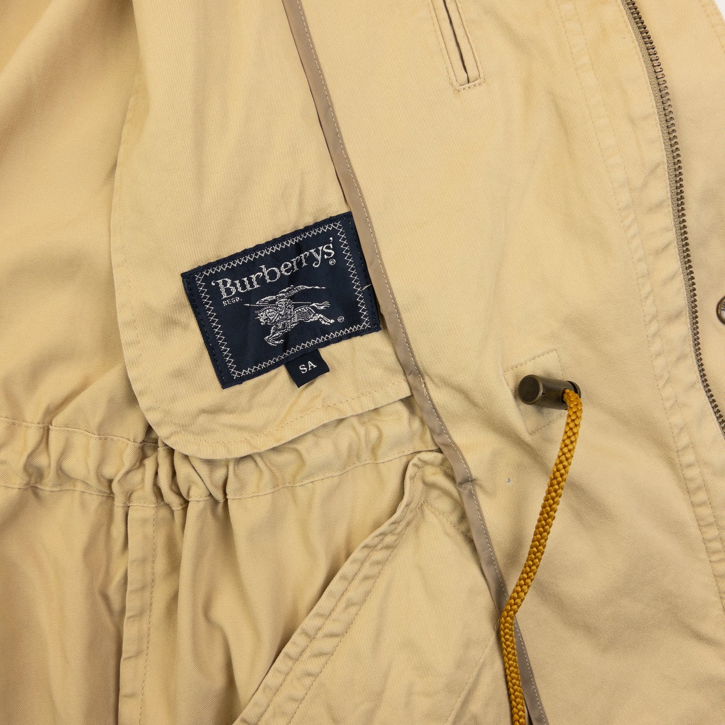 Vintage 90s Burberry Zip Up Jacket Size S