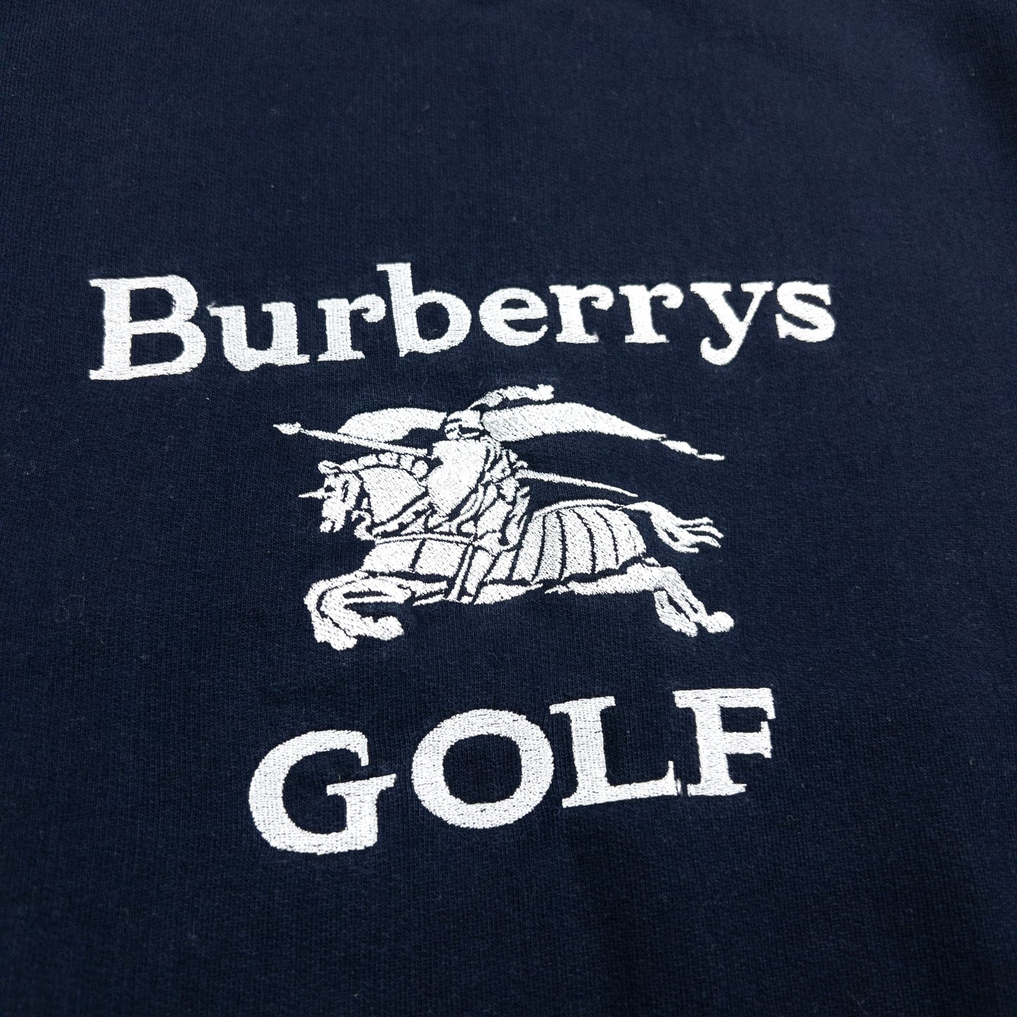Vintage Burberry Golf Embroidered Sweatshirt Size M
