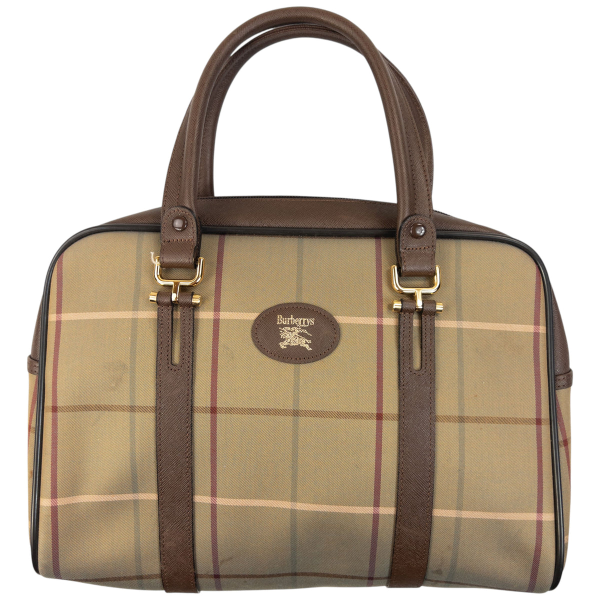 Vintage 90s Burberry Checkered Handbag