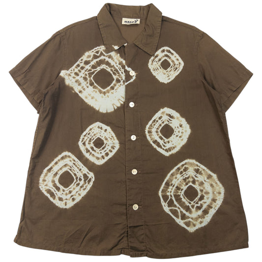 Vintage 90s Hai Sporting Gear By Issey Miyake Short Sleeve Button Up Shirt Size M