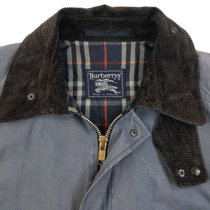 Vintage 90S Burberry Nova Check Lined Rain Jacket Size XL
