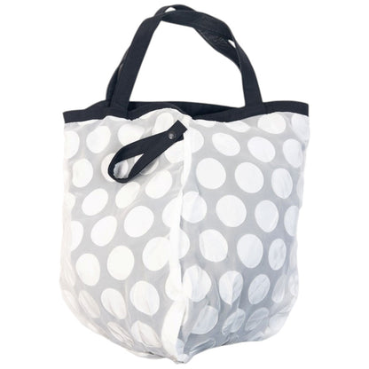 Vintage 2000s Yohji Yamamoto Polka Dot Pouch Bag