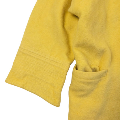 Vintage 90s Gianni Versace Wool Jacket in yellow, photo 6