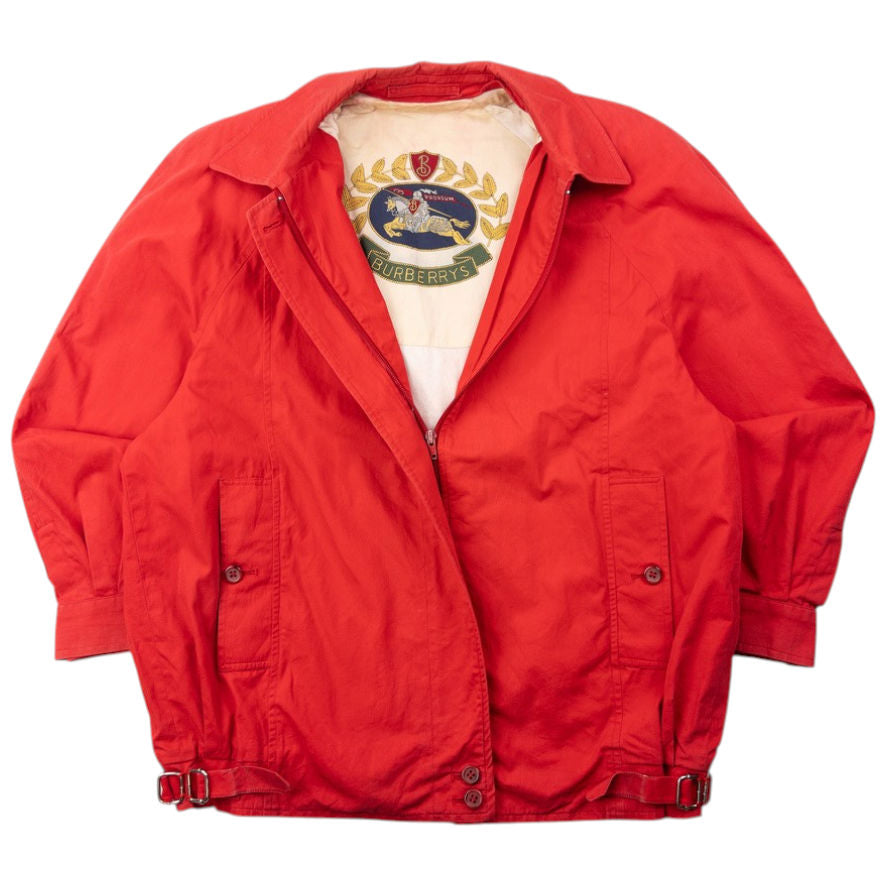 Vintage 90s Burberry Zip Up Jacket Size M