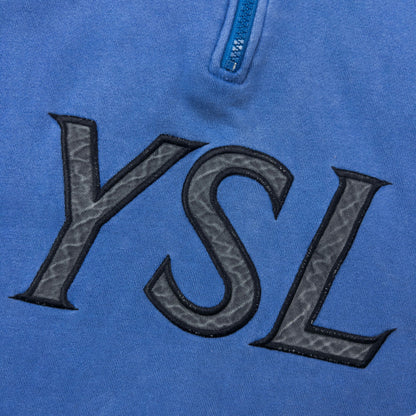 Vintage 2000s YSL Yves Saint Laurent Q Zip Sweatshirt Size S