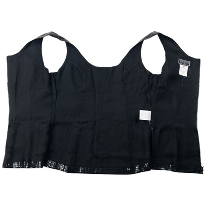 Vintage 2000s Gianni Versace Versus Sparkle Vest Top Womens Size M