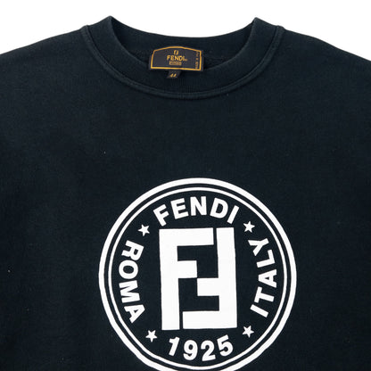 Vintage 90s Fendi Graphic Sweatshirt in black (cotton), photo 3
