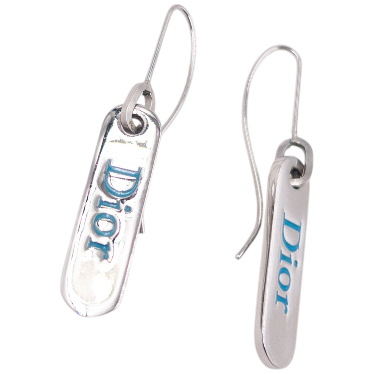 Vintage 2000s Dior By John Galliano Embossed Earrings