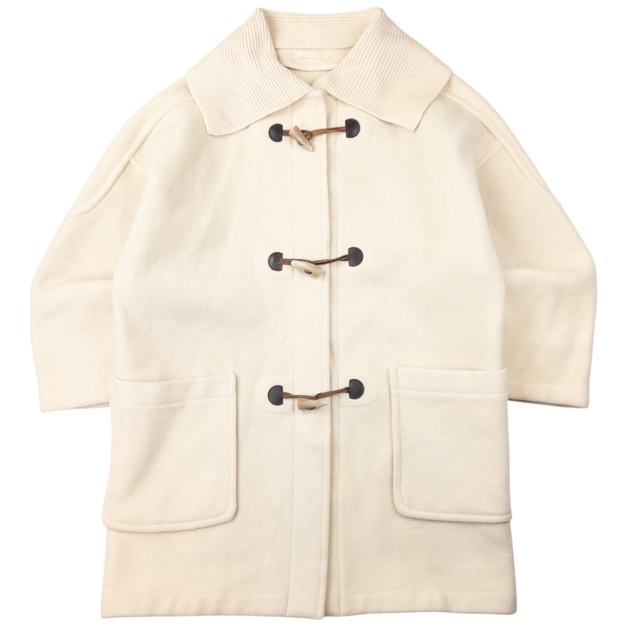 Vintage Burberry Wool Duffle Jacket Size XL