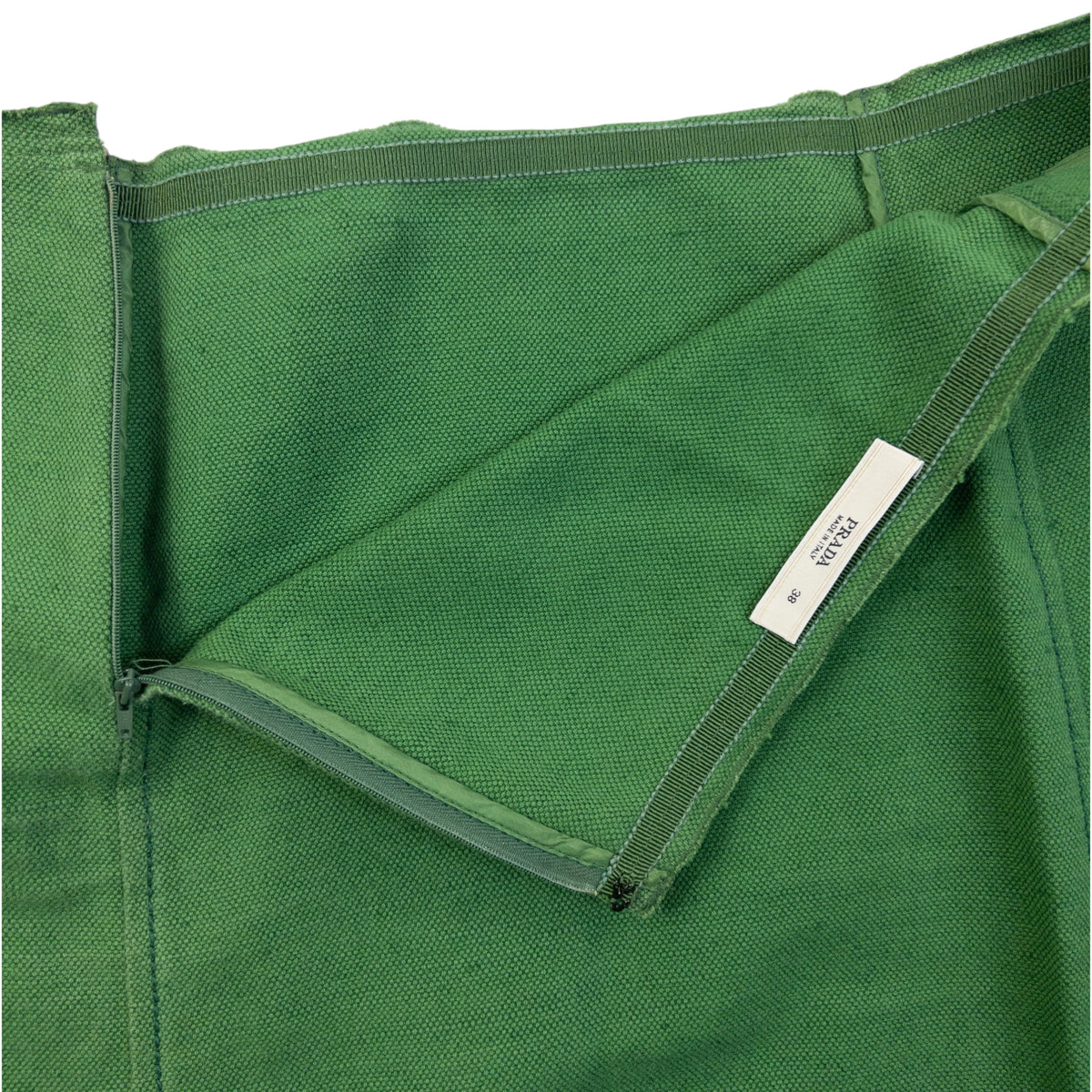 Vintage 2000s Prada Linen Skirt Womens Size W28