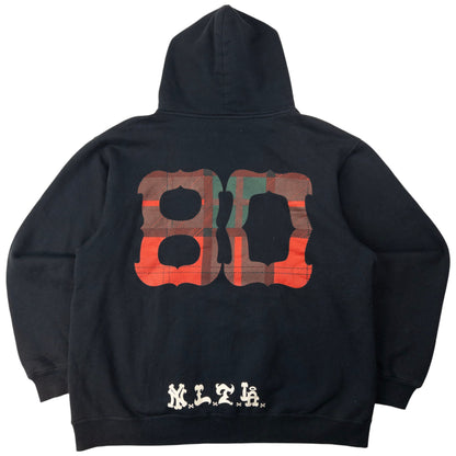 Vintage Stussy NYTLA Tartan Graphic Hoodie Size XL