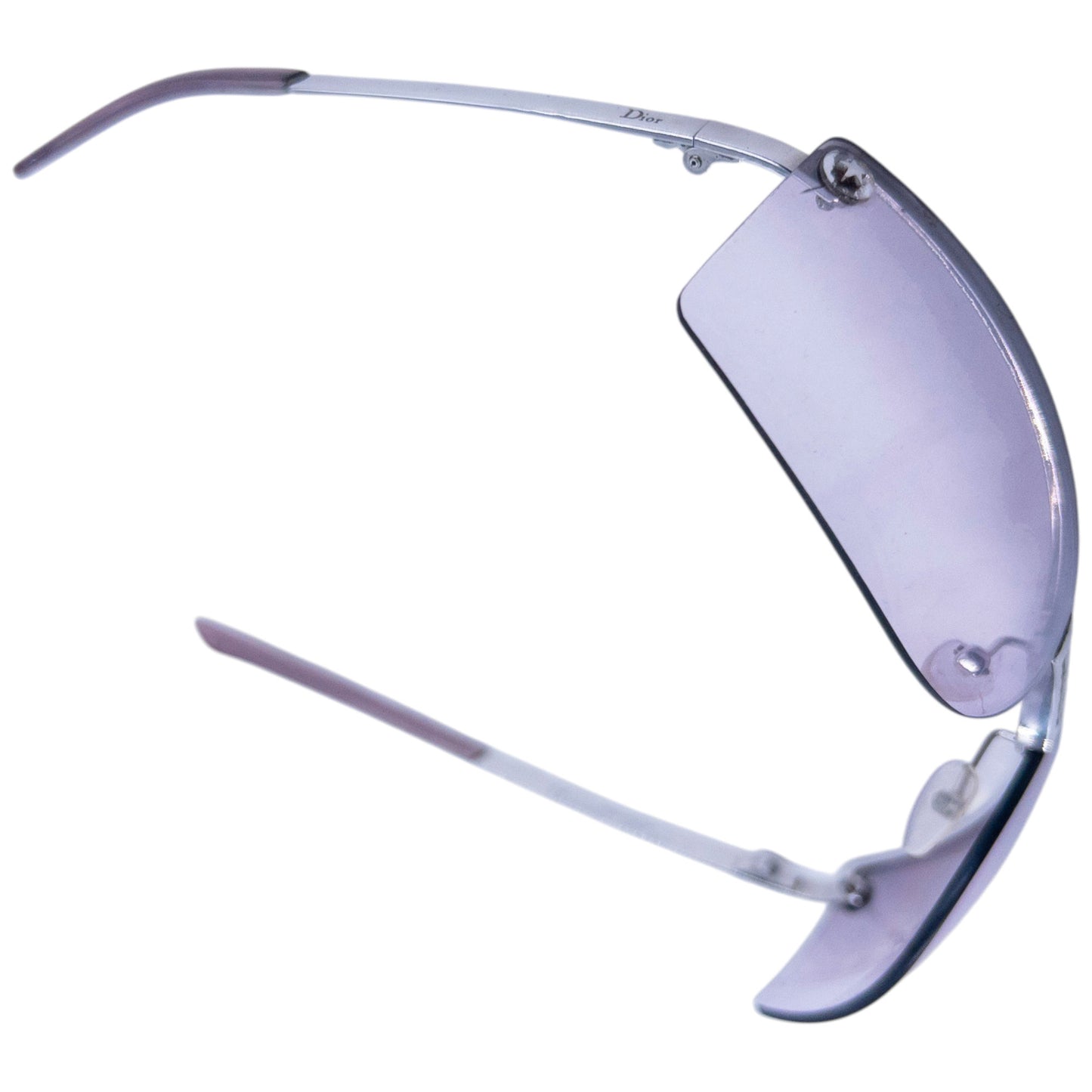 Vintage 2000s Dior Adiorable 1 By John Galliano Rimless Star Sunglasses