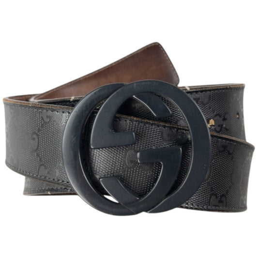 Vintage Gucci Monogram Belt Size W34