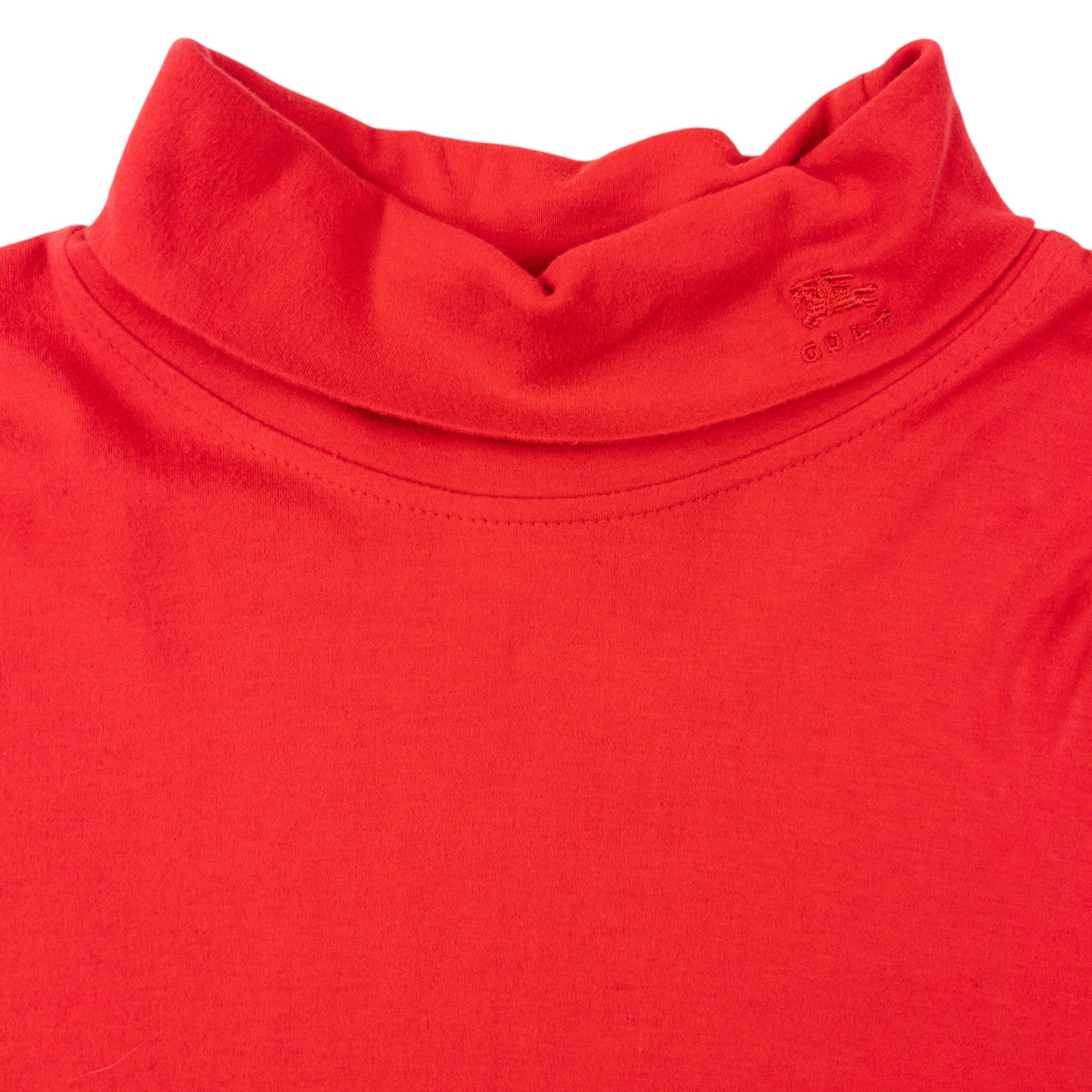 Vintage 90s Burberry Golf Long Sleeve Turtleneck T Shirt Size L