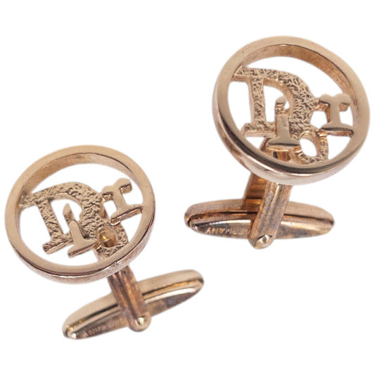 Vintage 90s Dior Cut-Out Cufflinks