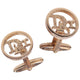 Vintage 90s Dior Cut-Out Cufflinks