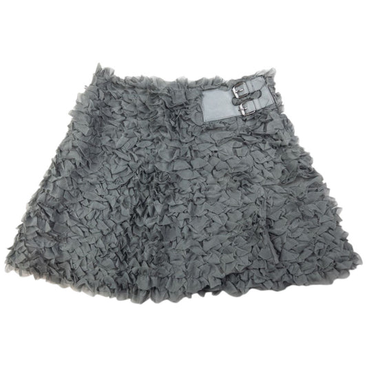 Vintage Emporio Armani Ruffle Mini Skirt Womens Size W29