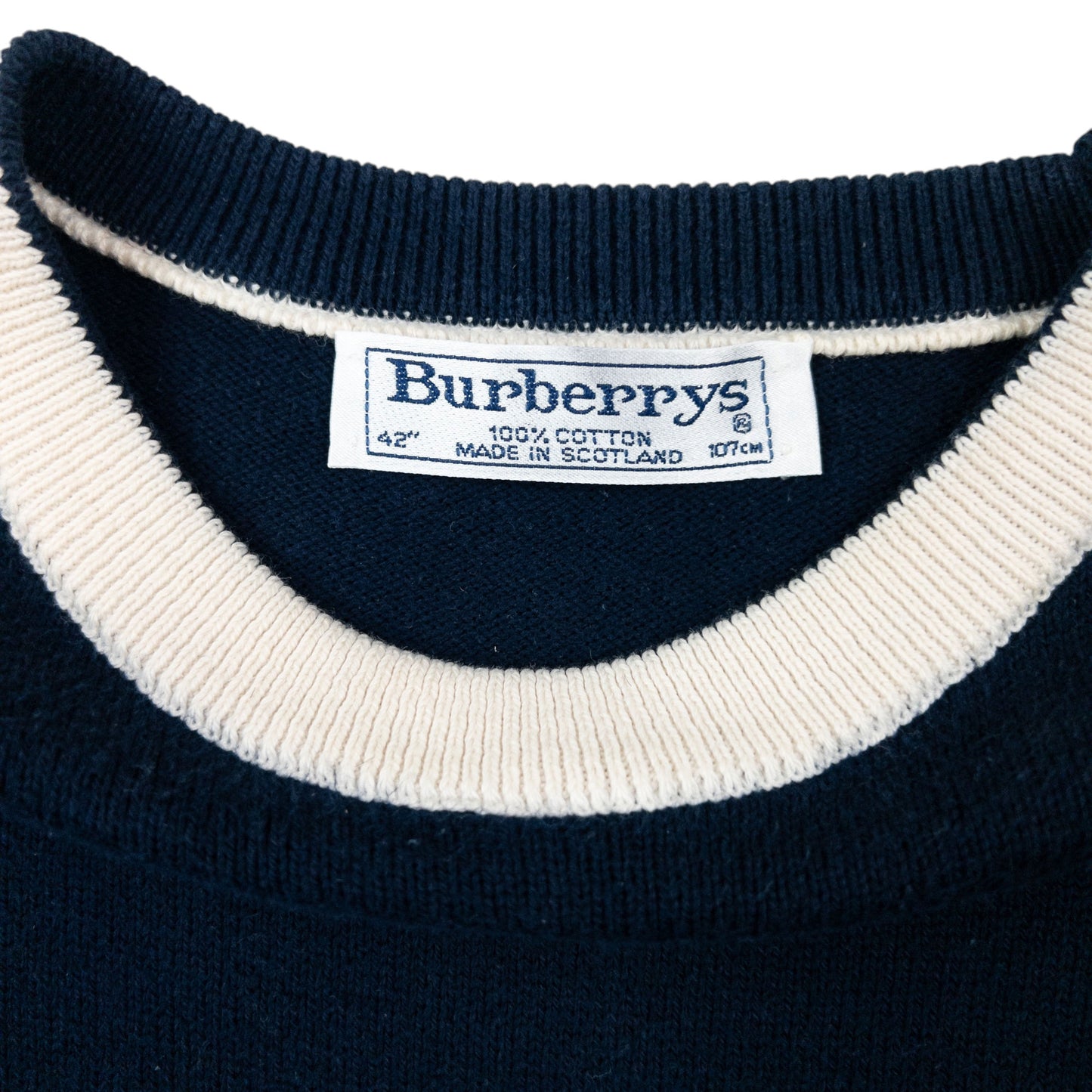 Vintage 90s Burberry Embroidered Regatta Jumper Size M