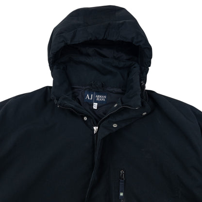 Vintage 2000s Armani Jeans Zip Up Rain Jacket Size XL