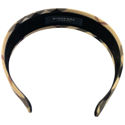 Vintage 2000s Burberry Nova Check Headband