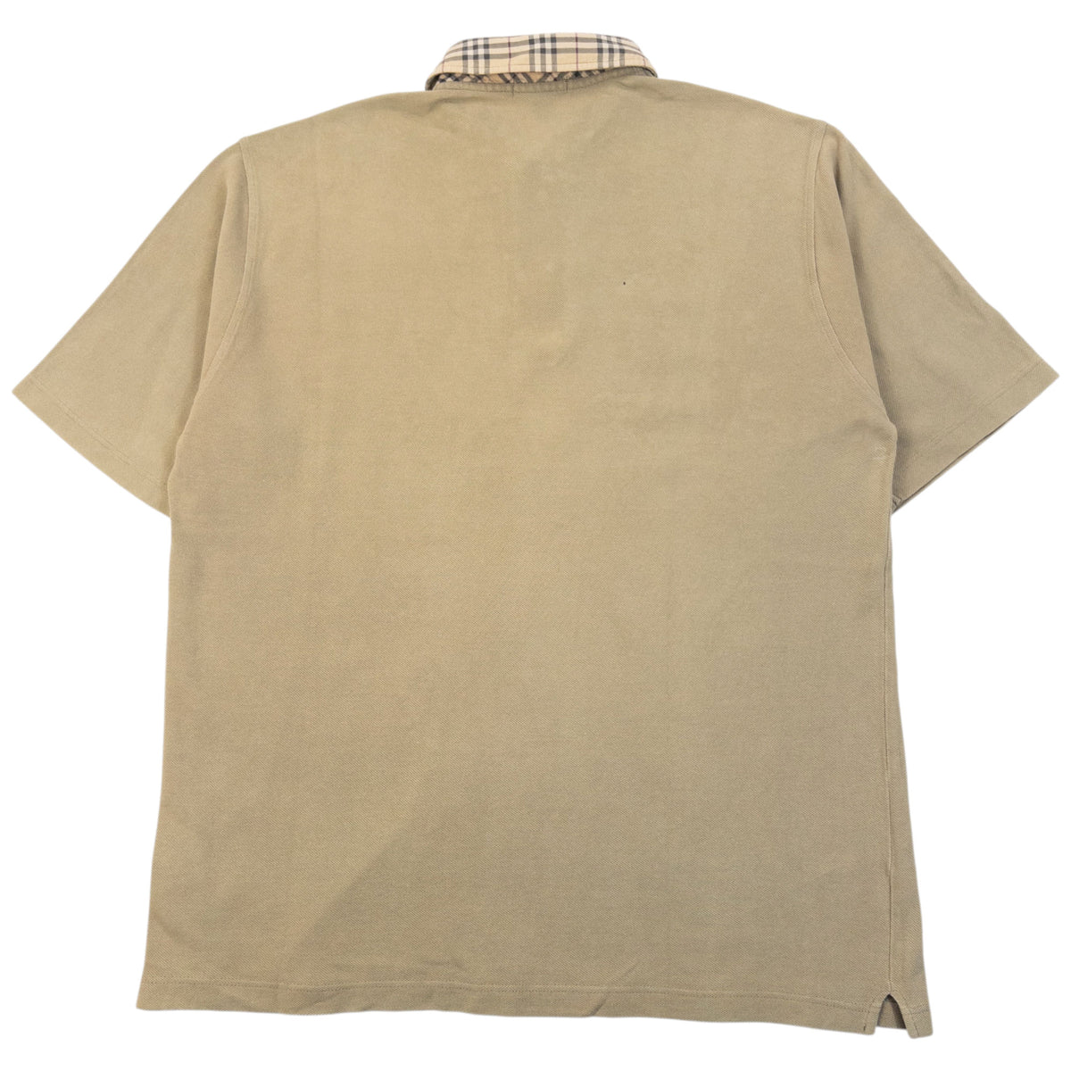 Vintage 2000s Burberry Nova Check Collar Polo Shirt Size L