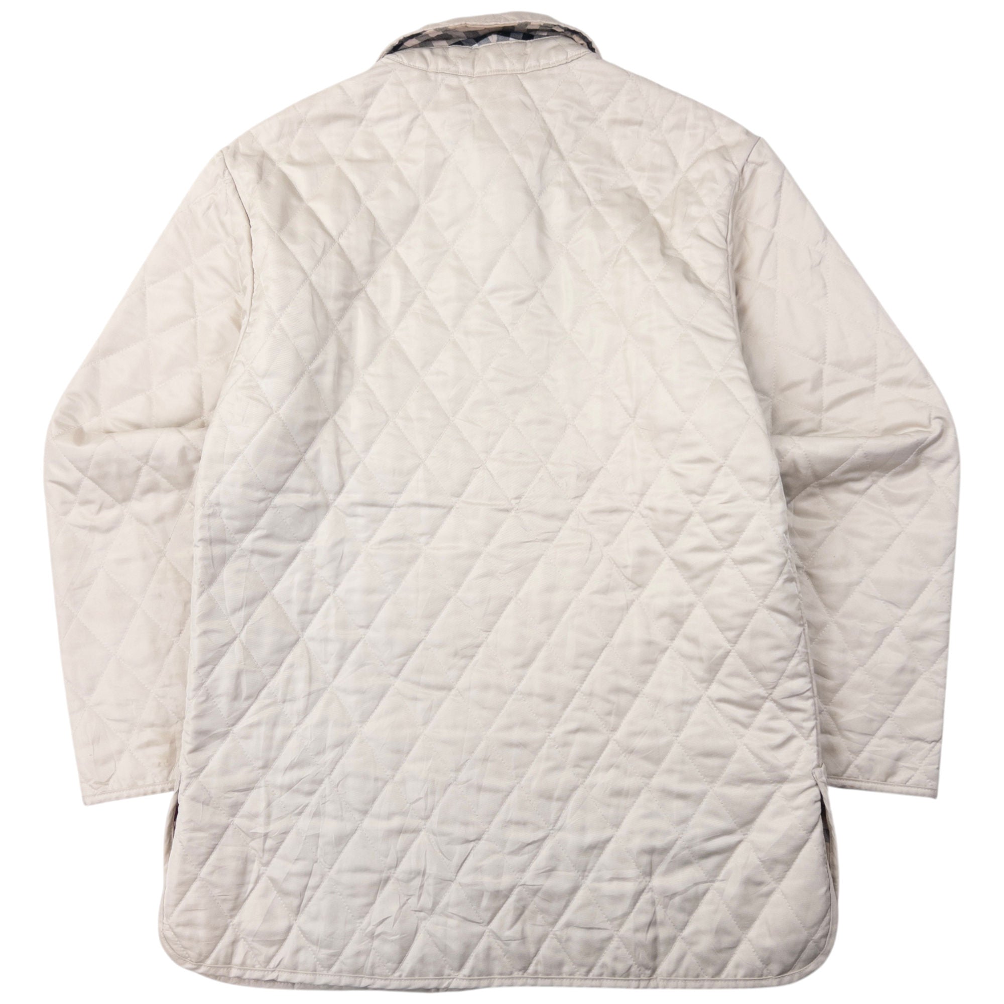 Vintage Burberry Nova Check Lined Quilted Jacket Womens Size L